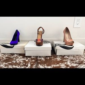 Nine West Fire Sale!! Dark blue suede, sz 6.5; others are sz7